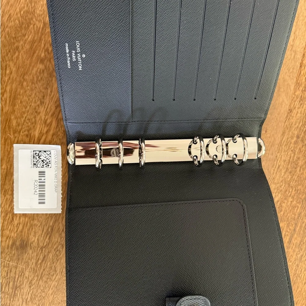 LOUIS VUITTON Damier Graphite Agenda MM Day Planner Cover